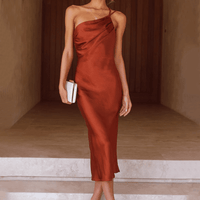 Magnolia One-Shoulder Midi Dress