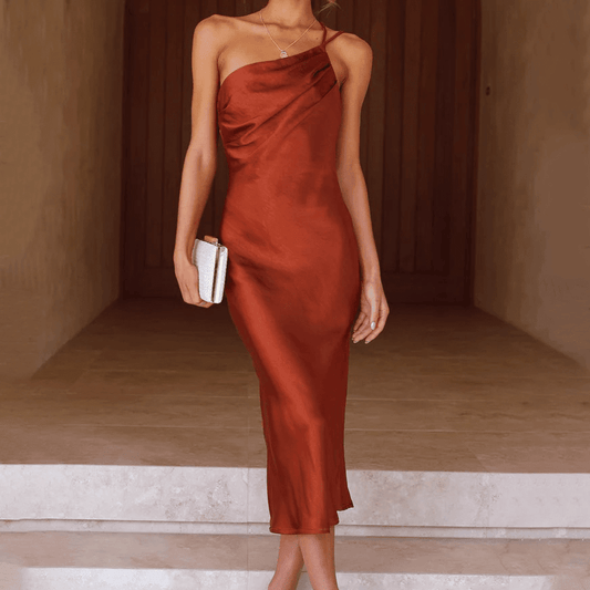 ZEYA - Magnolia One - Shoulder Midi Dress