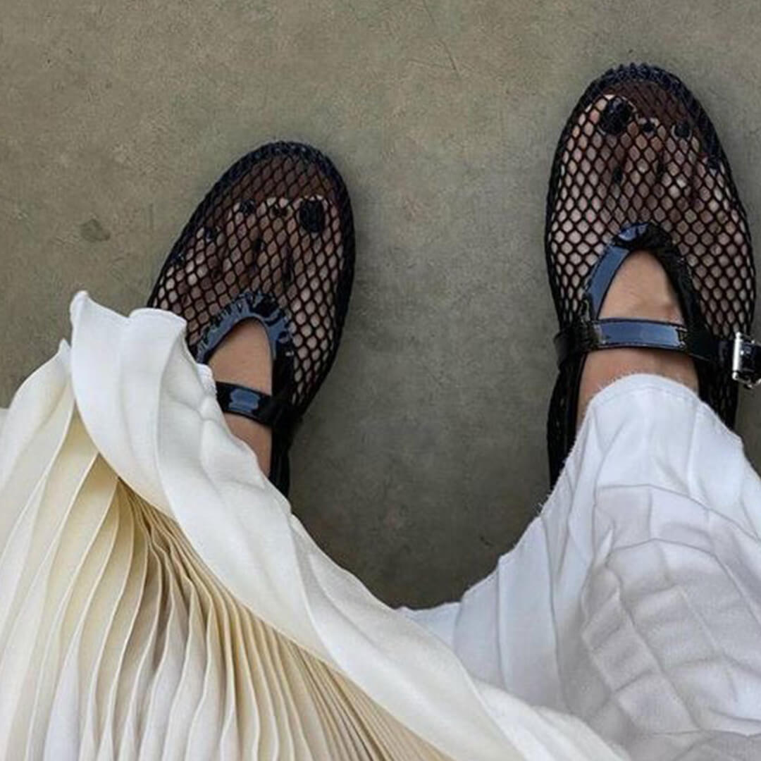 ZEYA - Margaret Mesh Ballet Flats