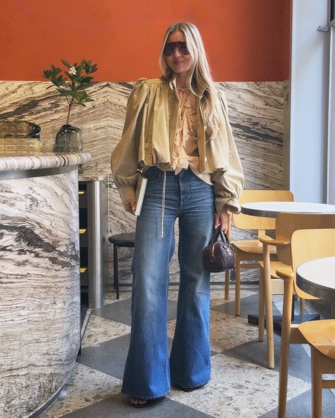 ZEYA - Margot Cropped Pleated Jacket