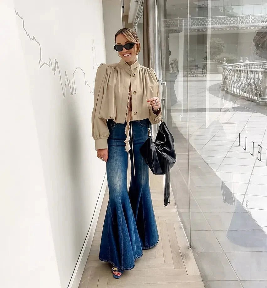 ZEYA - Margot Cropped Pleated Jacket