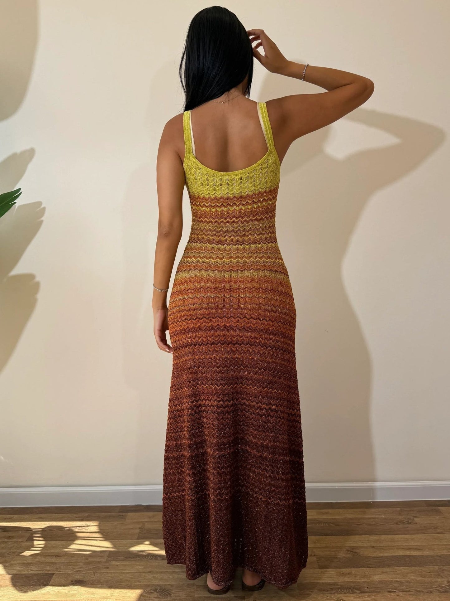 ZEYA - Margot Sunset Knit Maxi Dress