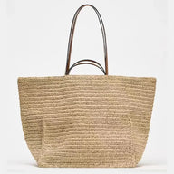 Annie bolso tote de paja tejido