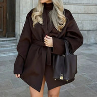 Mary Belted Oversized Wrap Coat