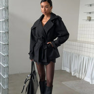 Melody Crop Trench Coat