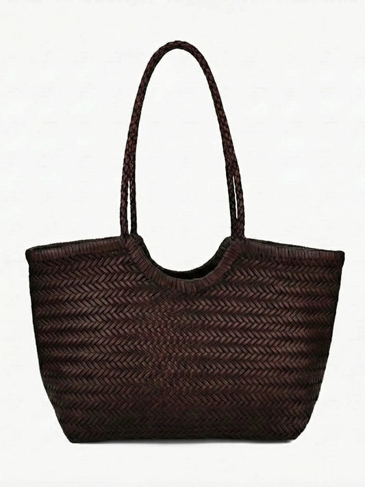 ZEYA - Mica Woven Faux Leather Bag