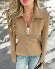 Chaqueta Mila de ante sintético