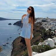 Miriam Halter Neck Backless Mini Dress