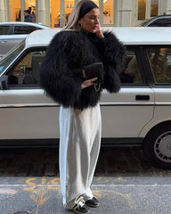 Nadine Short Faux Fur Coat