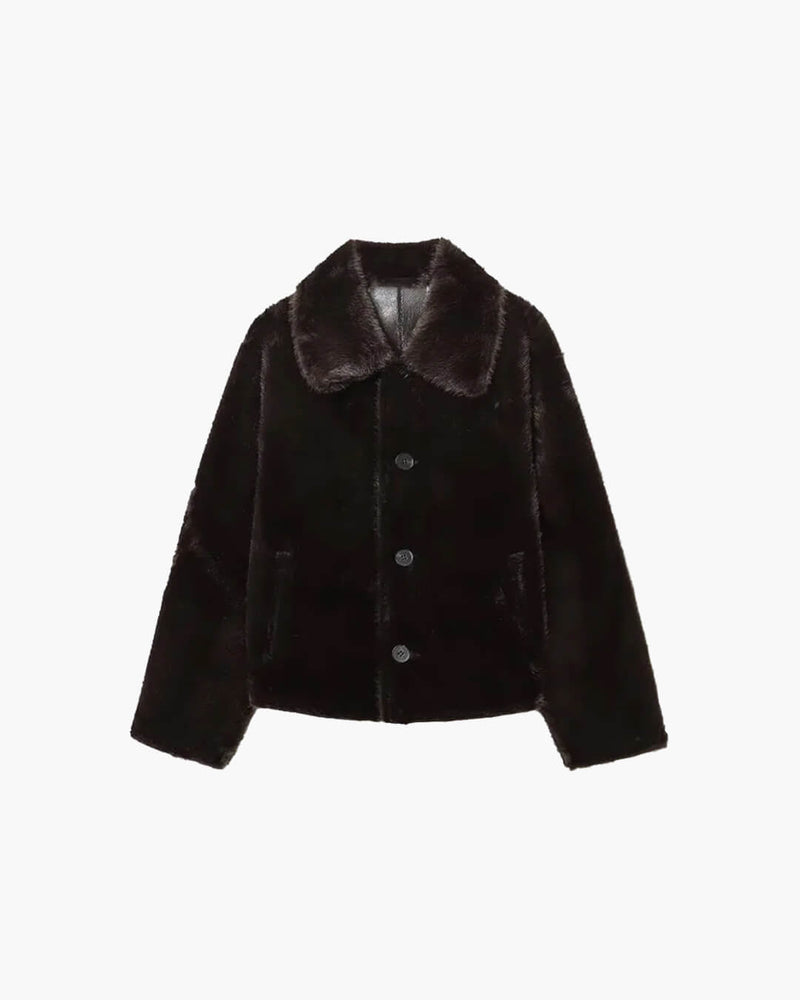 ZEYA - Naomi Reversible Faux fur Leather Jacket