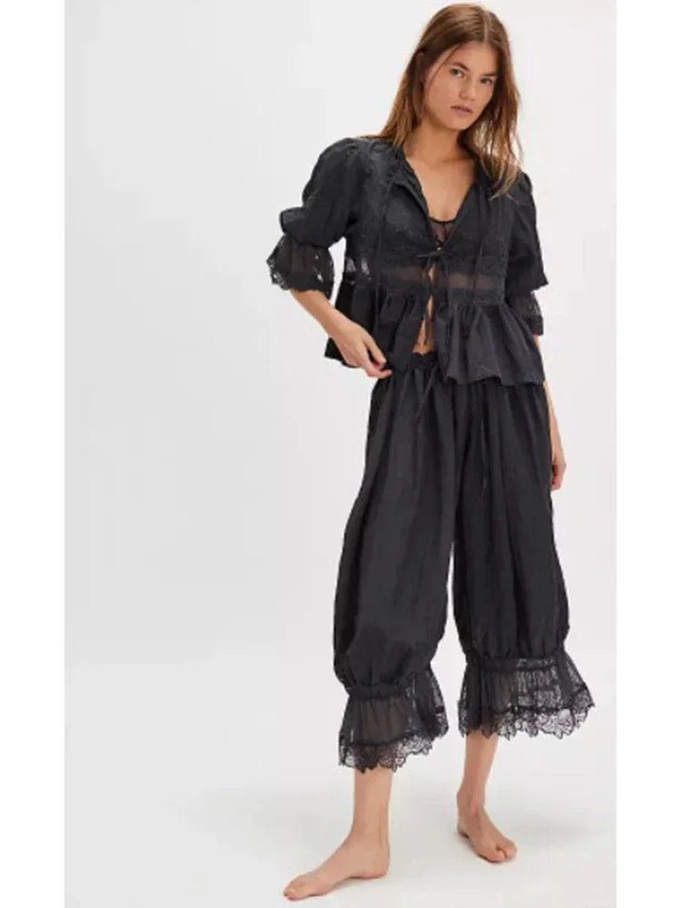 ZEYA - Natasha Lace Lantern Suit