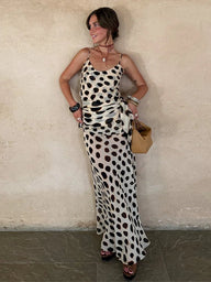 Maia vestido slip estampado