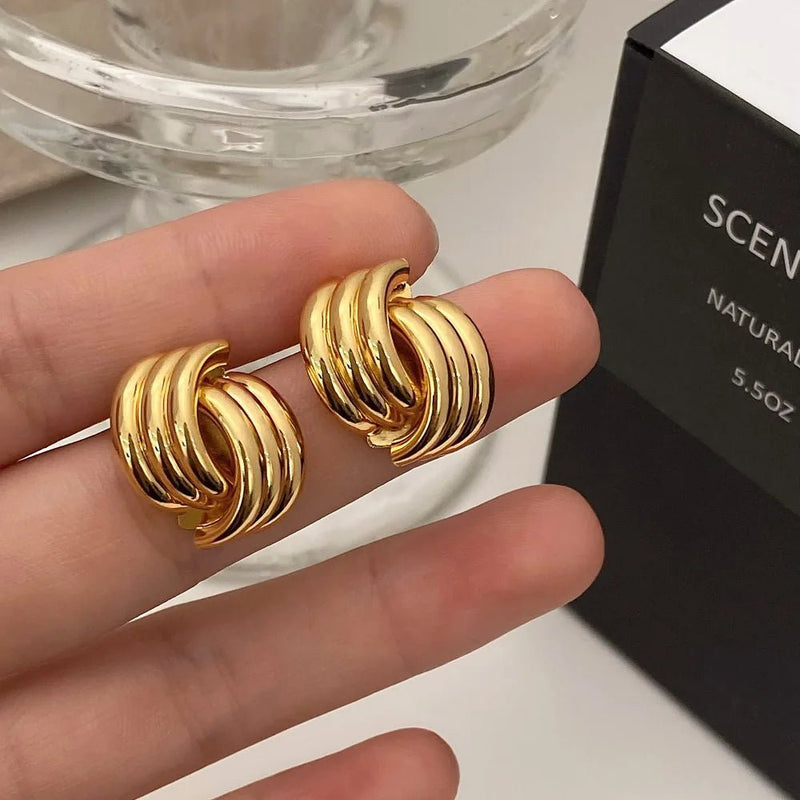 ZEYA - Noemi Three-Layer Earrings