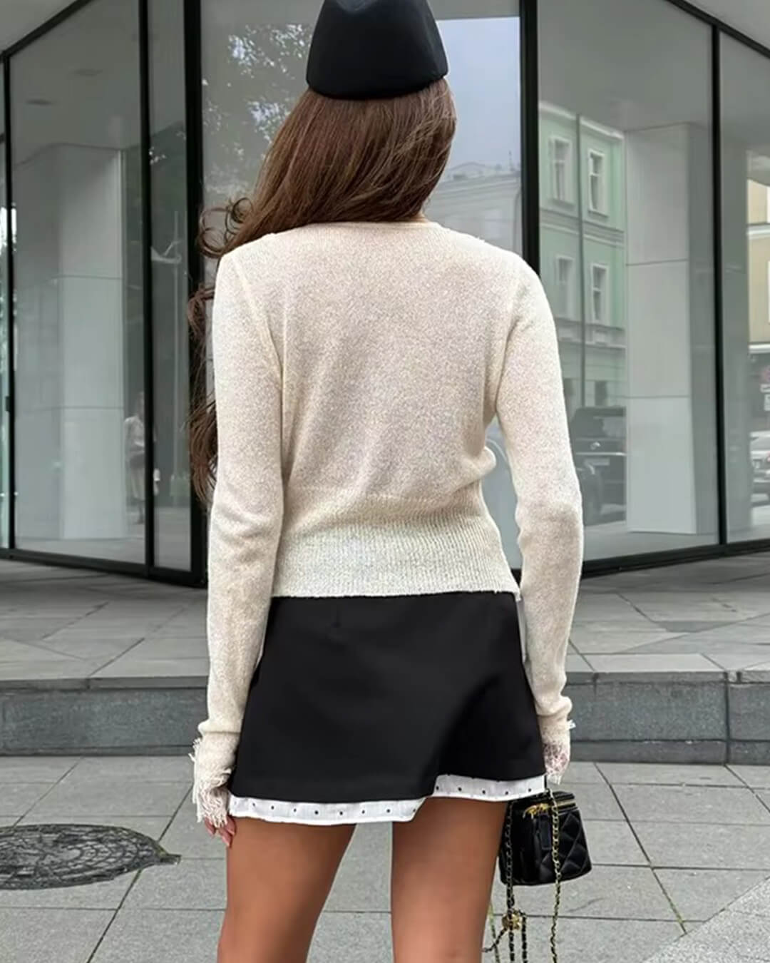 ZEYA - Olive Knitted Lace Cardigan