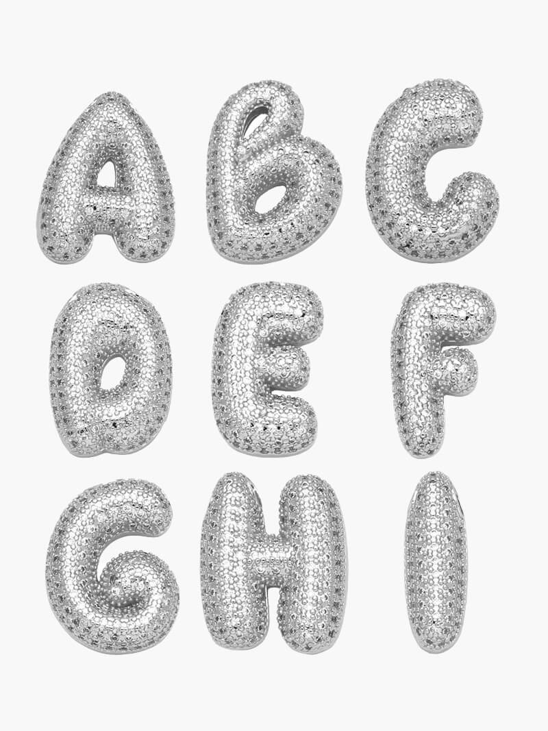 ZEYA - Pavé Letter Necklace