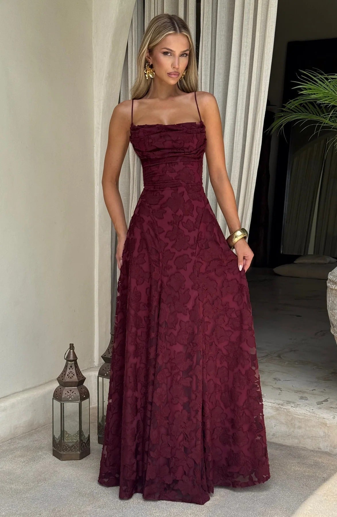 ZEYA - Annie Sleeveless Floral Maxi Dress