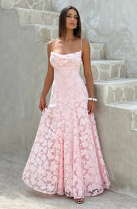 Vestido maxi floral sin mangas Annie