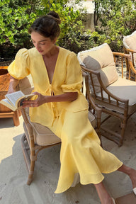 Rivka Tie-Front Ruffle Skirt Set