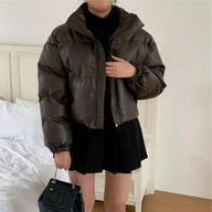 Chaqueta acolchada de piel sintética Sammy