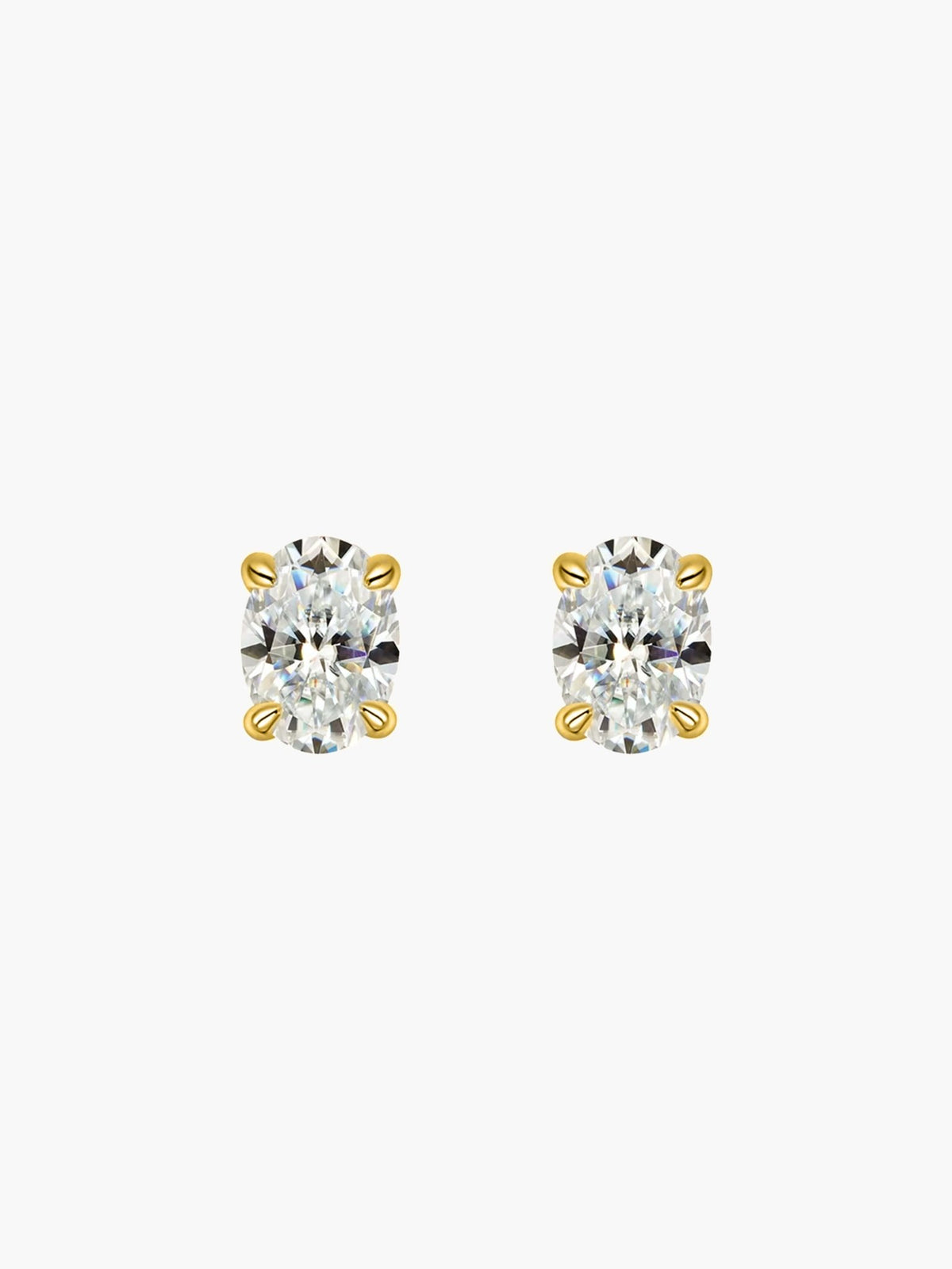 ZEYA - Sandra Oval Cut Zirconia Earrings