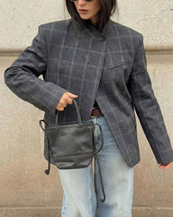 Blazer de Cuadros Selene