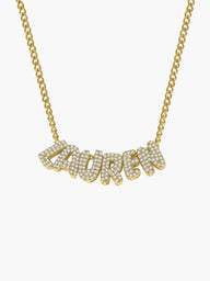 Collar Personalizado con Nombre en Burbuja 3D