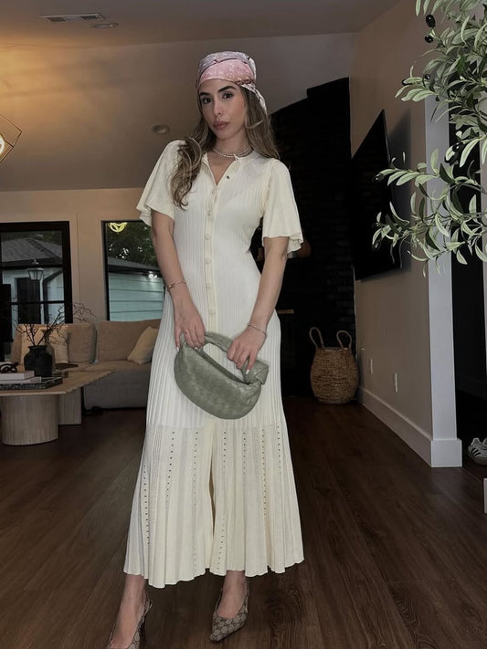 Vestido maxi Shelly ajustado de punto