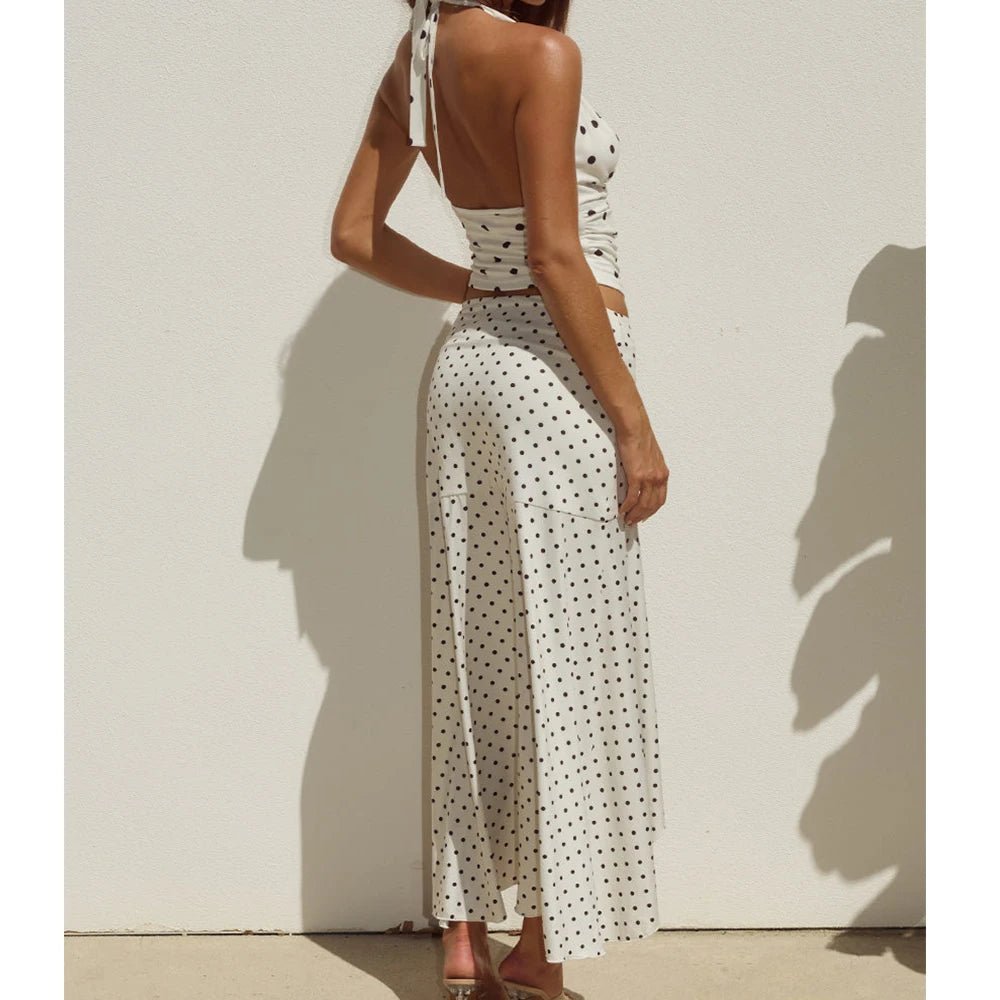 ZEYA - Sofia Two-Piece Polka Dot Set