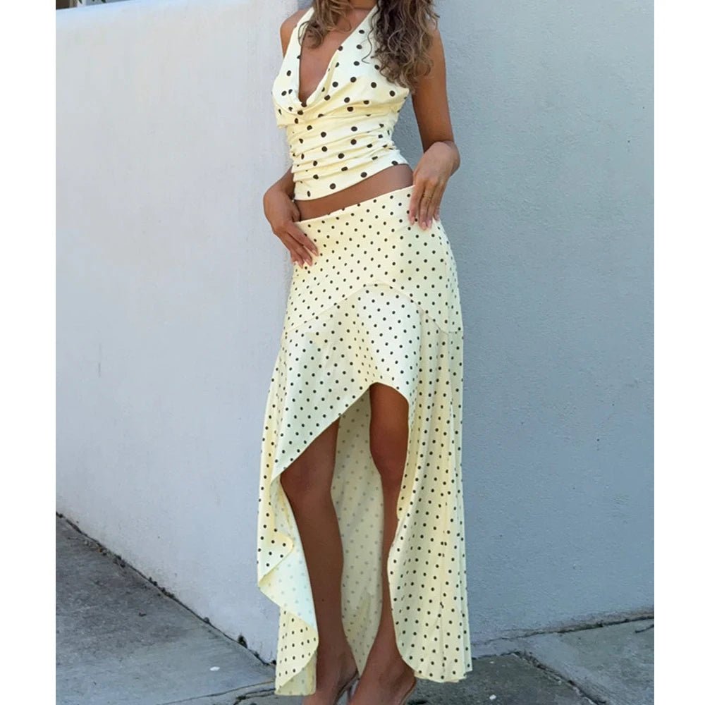 ZEYA - Sofia Two-Piece Polka Dot Set