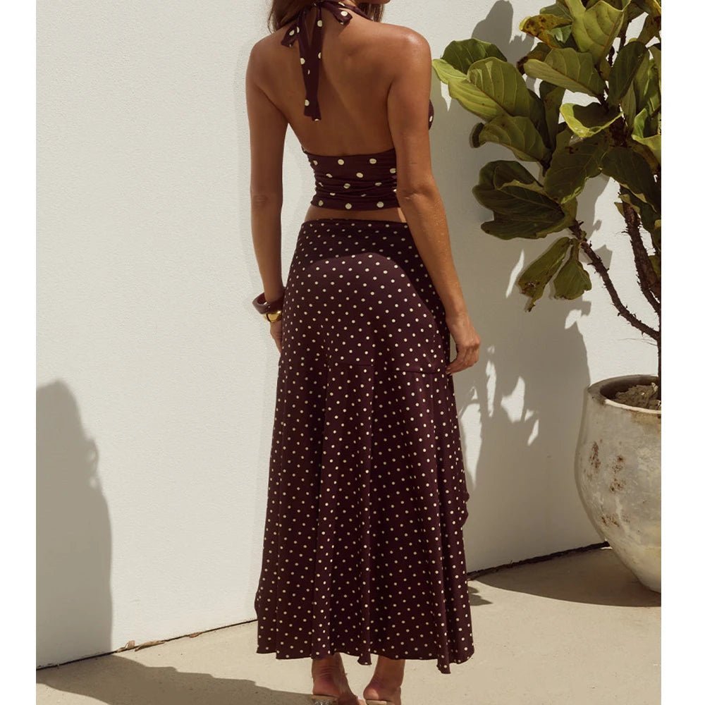ZEYA - Sofia Two-Piece Polka Dot Set