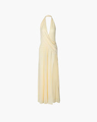 Nadia Vestido Maxi con Escote Profundo