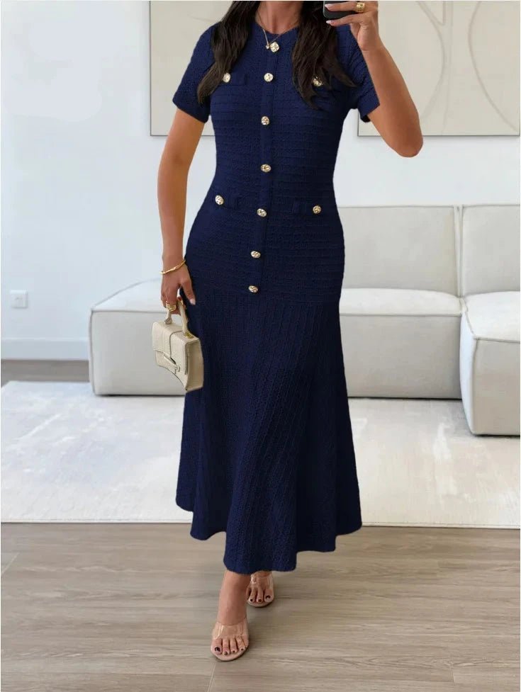 ZEYA - Sylvia Bodycon Flared Midi Dress