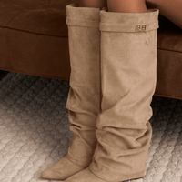 Botas altas Teresa Slouchy de punta fina