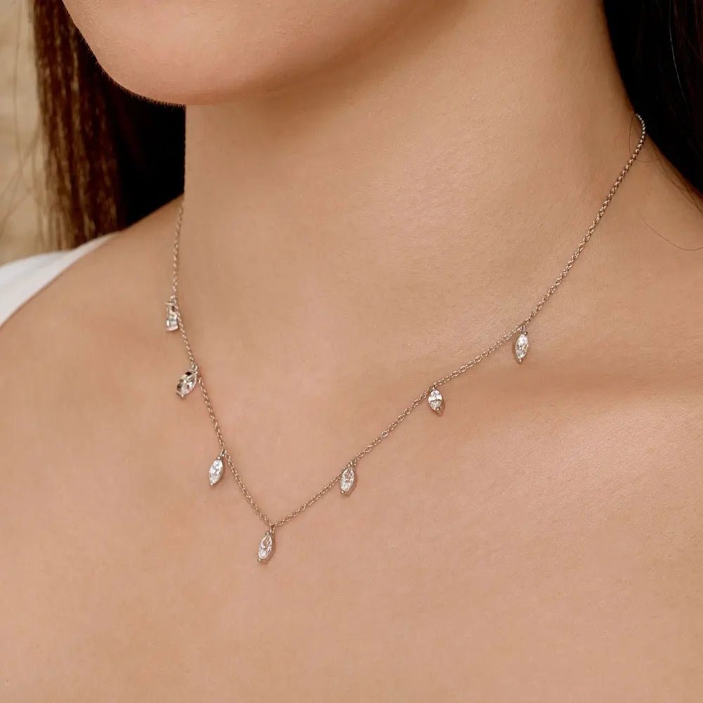 ZEYA - Vera Marquise Cut Necklace