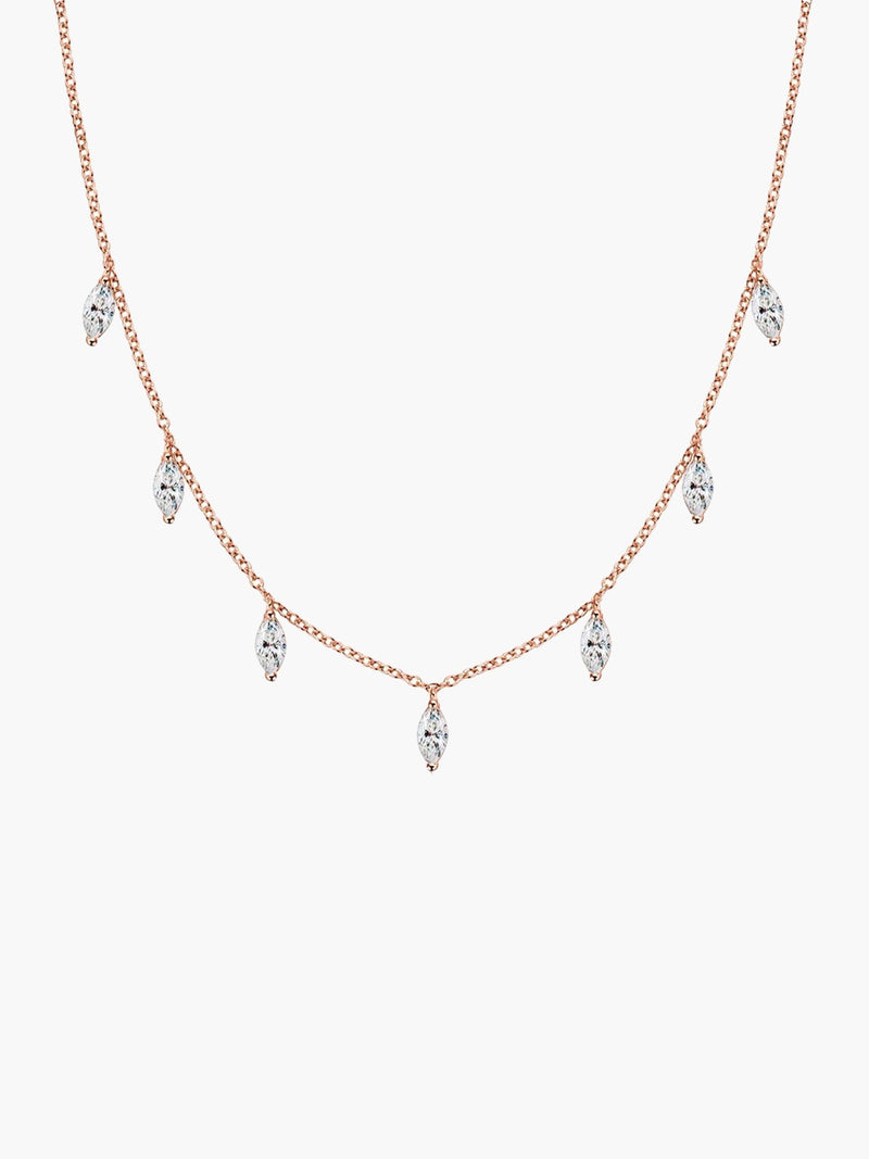 ZEYA - Vera Marquise Cut Necklace