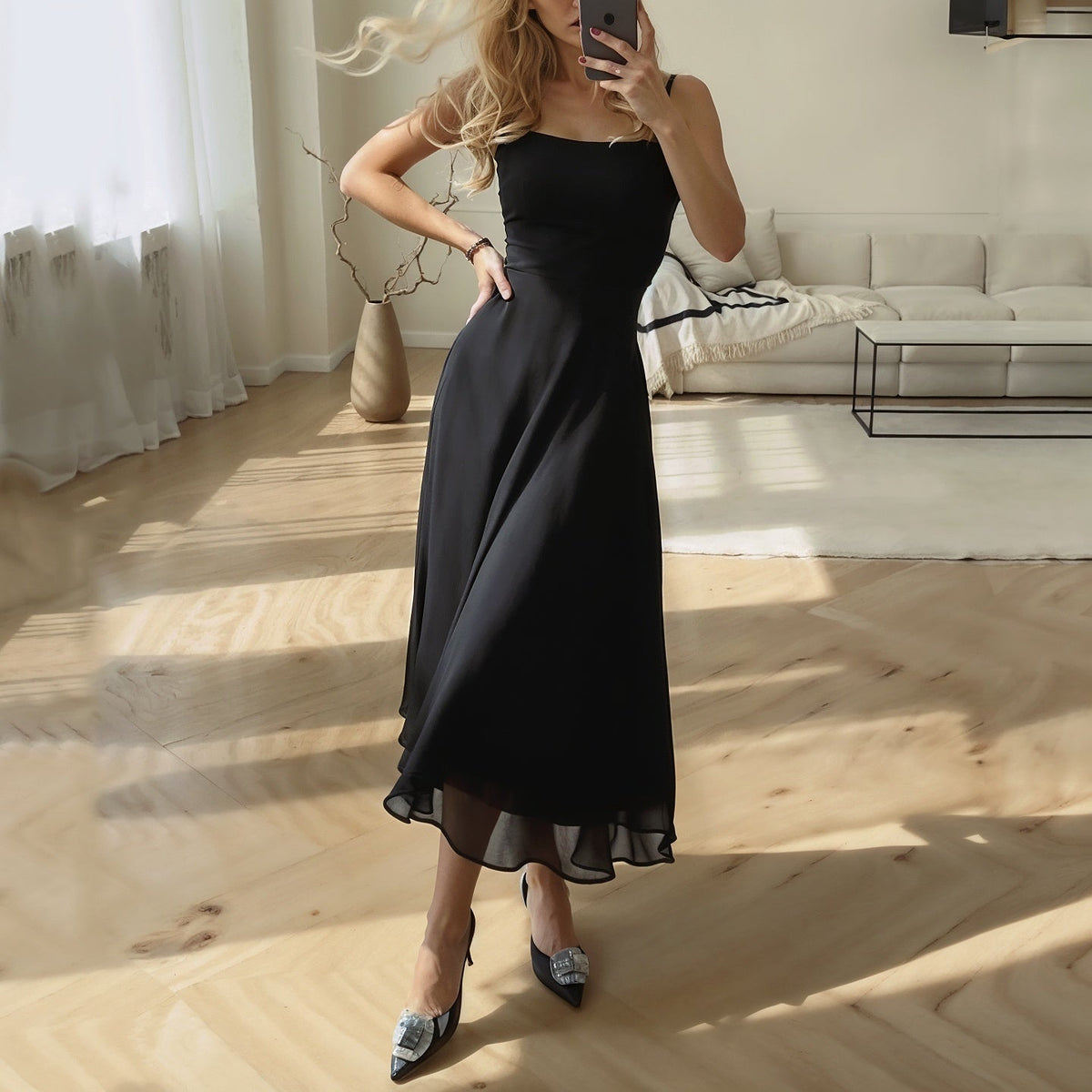 ZEYA - Verity Sleeveless Midi Dress