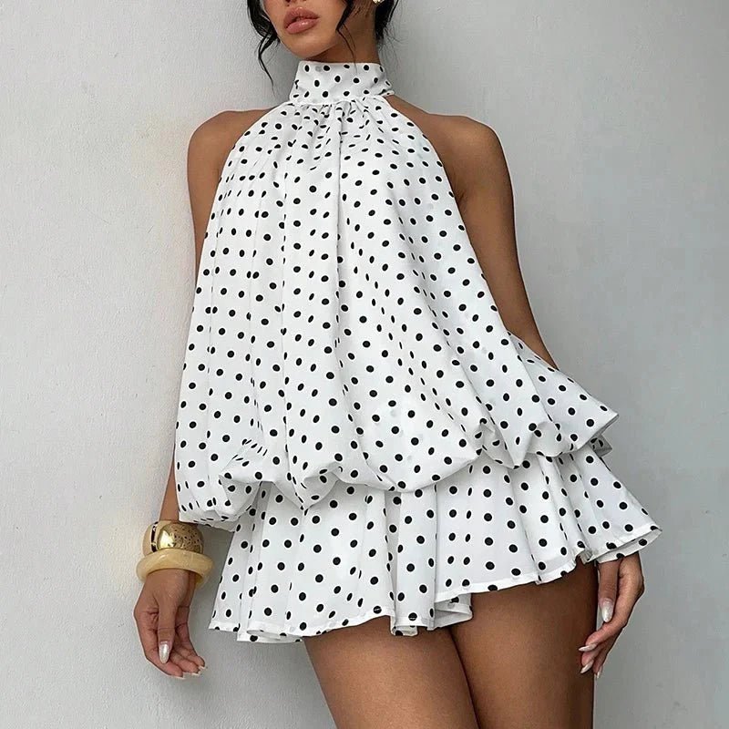 ZEYA - Viviana Halter Backless Mini Dress